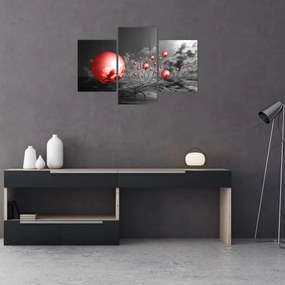 Tabloul bilelor roșii (90x60 cm)