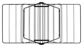 Uscаtor de rufe Brabantia Hangon 1004162, 15 m, 4 umerase, Reglabil, Blocare copii, Negru