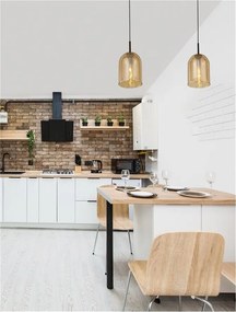 Lustra, Pendul modern Velor champagne 18cm
