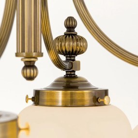 Lustra aplicata eleganta stil clasic Nostalgie 4L patina/ champagne