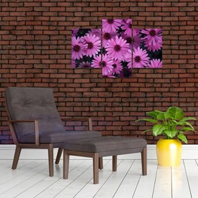 Tablou cu florile roz (90x60 cm)