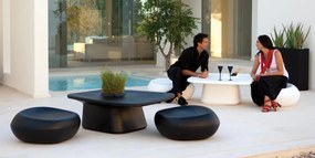Taburete de exterior / interior design modern premium MOMA OTTOMAN 45080A Vondom