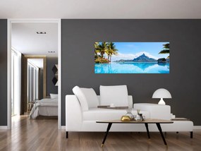 Tablou - Palmieri și plaje (120x50 cm)