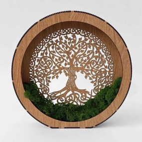SENTOP | Lampă de masă Arborele Vieții cu mușchi | ZIVENA