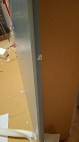 OFERTA Masa de dining gri BERGEN 120x80 cm calitatea a II-a