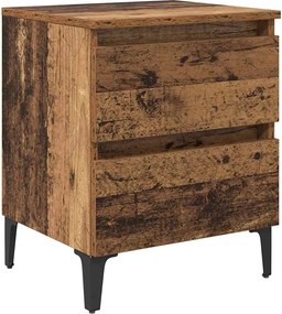 vidaXL Dulap de noapte Lemn vechi 40 x 35 x 50 cm Lemn compozit