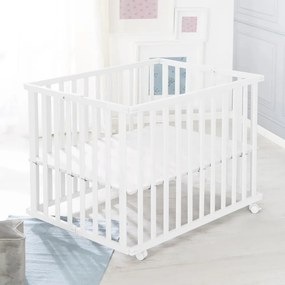 Țarc pentru copii alb 100x75 cm – Roba