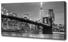 Tablou pe pânză canvas New york, pe timp de noapte