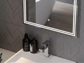 Mexen Taco oglindă de baie iluminată 50 x 70 cm, LED 6000K, antiaburire - 9805-050-070-611-00