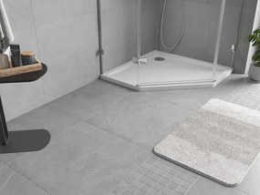 Mexen Flow cadă de duș pentagonală slim 90 x 90 cm, alb lucios - 46P109090