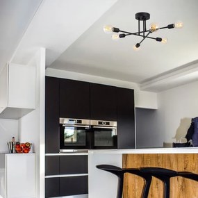 Lustră aplicată FLOWER 6xE27/40W/230V