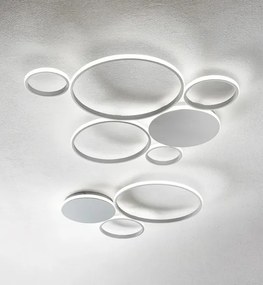 Plafonieră LED reglabilă POIS, 68W/230V, argintie - Ondaluce