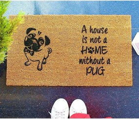 Covor intrare PUG, 40x70 cm, forma dreptunghiulara, fibre de cocos, ma