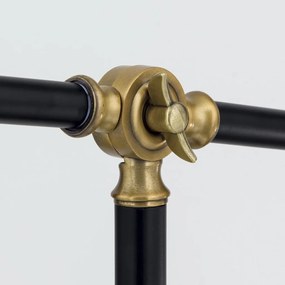 Lampadar/Lampa din metal reglabila stil vintage SCHILLER negru/patina