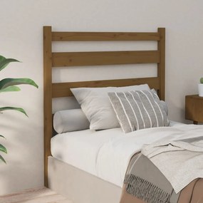 vidaXL Tăblie de pat, maro miere, 81x4x100 cm, lemn masiv de pin