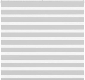 vidaXL Jaluzea tip zebra gri deschis lățime țesătură 155,9cm poliester