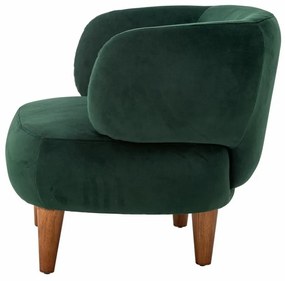 Scaun dining, verde, din stofa, Ruperta