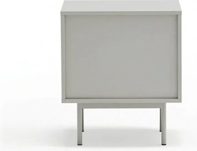 Noptieră gri deschis cu aspect mat Sierra – Teulat