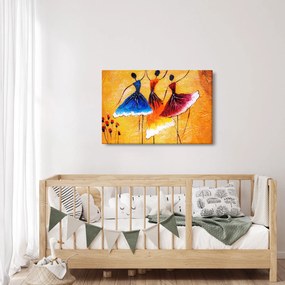 Tablou - Pictură în ulei, balerina (90x60 cm)
