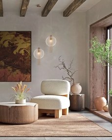 Pendul design modern Flusso bronz 20cm