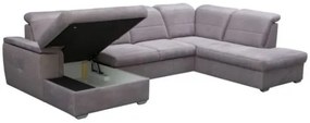 Coltar extensibil U gri deschis Bergamo