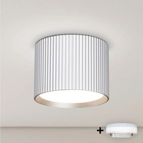 Brilagi - Spot LED RGB reglabil STRIPY 1xGX53/14W/230V Wi-Fi Tuya argintiu