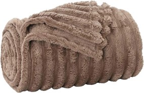 vidaXL Pătura de aruncat Culoare Cămilă 240 x 220 cm Molton