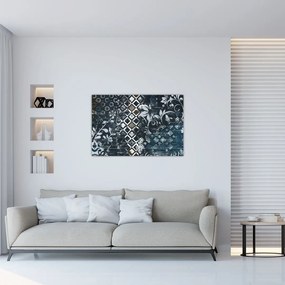 Tablou - Decorațiuni flori (90x60 cm)