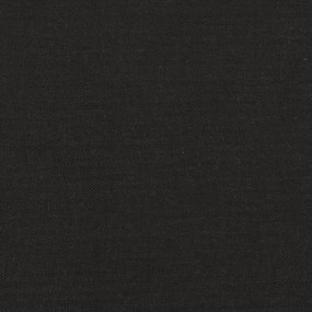 Canapea cu 2 locuri, negru, 140 cm, material textil Negru, 158 x 77 x 80 cm