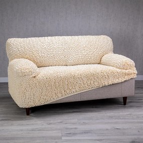 Huse bielastice FUCO bumbac bio smântânii fotoliu (l. 60 - 110 cm)