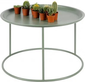 Masuta de cafea rotunda din metal Ivar 37,5x56x56 cm gri