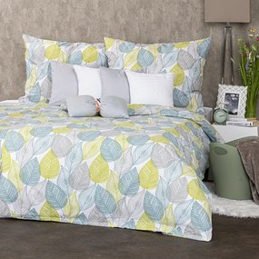 Lenjerie de pat din bumbac 4Home Nordic Leaves, 140 x 220 cm, 70 x 90 cm, 140 x 220 cm, 70 x 90 cm