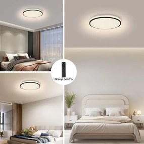 Brilagi - Plafonieră LED SMART reglabilă, 24W, 230V, Ø 38 cm, Wi‑Fi Tuya + telecomandă