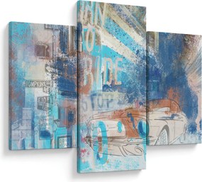 Tablou - Născut să călătorească (90x60 cm)