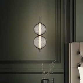 Lustru LED suspendat pe cablu PUMA LED/10W/230V Ø 14 cm negru