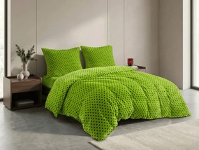 Lenjerie cocolino COLAM verde Dimensiune lenjerie de pat: 2 buc 70 x 90 cm | 200 x 220 cm