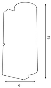 Aplică WALL 1xGU10/8W/230V albă