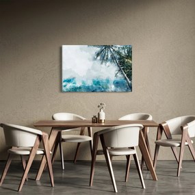 Tablou - Palmier lângă mare (90x60 cm)