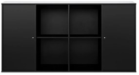 Comodă de perete negru Hammel Mistral Kubus, 136 x 69 cm
