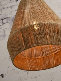 Lustra suspendata eco din iuta Iguazu S conic 40cm