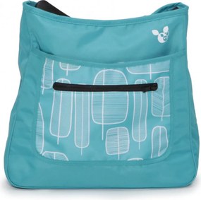 Carucior nou nascuti 2 in 1 NOVOKIDS™ Rachel PRO, Cu geanta bebe inclusa, Cadru aluminiu, Plasa insecte, Maner reglabil pe inaltime, Turquoise