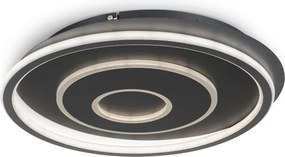 BRILAGI - plafonieră LED dimmabilă IRIS LED/83W/230V 46x50 cm neagră + telecomandă