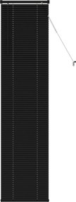 vidaXL Jaluzea venetiană Manual Ajustabil Negru 213 x 60 cm PVC