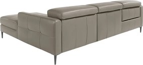 Coltar LUX design italian cu sezlong dreapta si functia relax Serena