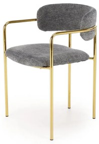 Scaun K537 gri/gold