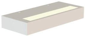 Aplica LED iluminat ambiental CONIL 24cm alba