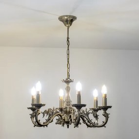 Lustră pe lanț Brilagi CLASSIC 6xE14/60W/230V alamă