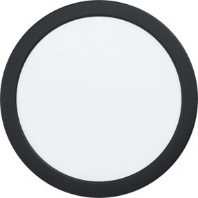 Eglo 901389 - Spot LED FUEVA încastrat, 18,5 W, 230 V, Ø 21,6 cm, negru