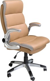 Scaun de birou pivotant design LUX Brown