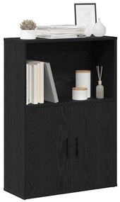 vidaXL Bibliotecă Stejar negru 60x24x85 cm Lemn prelucrat